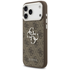 iPhone 17 Pro Max Guess 4G Big 4G Classic Logo barna ezüst tok - 0. kép