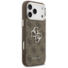 iPhone 17 Pro Max Guess 4G Big 4G Classic Logo barna ezüst tok - 2. kép