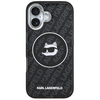 iPhone 17 Karl Lagerfeld IML Choupette Head Logo MagSafe fekete tok - 1. kép