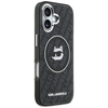 iPhone 17 Karl Lagerfeld IML Choupette Head Logo MagSafe fekete tok - 2. kép