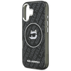 iPhone 17 Karl Lagerfeld IML Choupette Head Logo MagSafe fekete tok - 4. kép