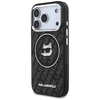 iPhone 17 Pro Karl Lagerfeld IML Choupette Head Logo MagSafe fekete tok - 0. kép