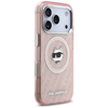 iPhone 17 Pro Max Karl Lagerfeld IML Choupette Fej Logó MagSafe rózsaszín tok - 2. kép