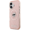 iPhone 17 Karl Lagerfeld IML Choupette Head Logo MagSafe tok rózsaszín - 0. kép