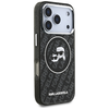 iPhone 17 Pro Karl Lagerfeld IML Glitter Karl & Choupette Heads Logo MagSafe tok fekete - 2. kép