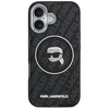 iPhone 17 Karl Lagerfeld IML Karl Head Logo MagSafe tok fekete - 1. kép