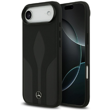 iPhone 17 Air Mercedes Bőr The Move MagSafe tok fekete
