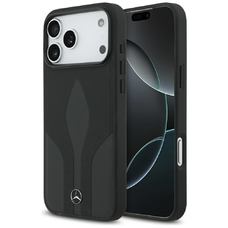 iPhone 17 Pro Max Mercedes bőr The Move MagSafe fekete tok