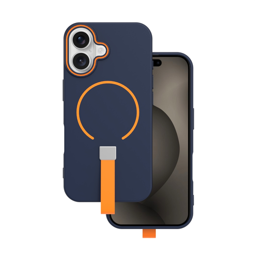 Puzdro na iPhone 17 Pro Loop Thin Mag tmavomodré puzdro