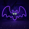 Forever Light Neon PLEXI LED FLYING BAT lila - 0. kép