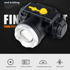 Fekete Head Lamp Techsuit HL-A-05 - Zseblámpa Li-Ion akkumulátorral, Highlight LED T6 - 3. kép