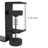 Univerzális táskák és fejhallgató akasztó Techsuit Desk Holder (DH2) alumínium ötvözettel állítható rögzítővel - Fekete - 3. kép
