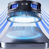 Phone Cooler Techsuit - Mágneses, Hőmérséklet Kijelző, RGB Fények, Gyors Hűtés, Univerzális - Fekete (SL18) - 3. kép