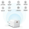 USAMS 1xUSB-C PD30W 3A Hálózati USB-C töltő adapter (csak fej) PD3.0 Gyors töltés lila X-ron sorozat CC186 - 4. kép