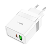 HOCO travel charger USB A + Typ C PD QC3.0 3A 30W N21 fehér - 3. kép