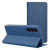 Samsung Galaxy A41 LUNA Book Carbon kék tok - 1. kép