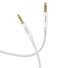 Hoco UPA19 Jack 3,5 mm - Jack 3,5 mm AUX kábel 1 m ezüst