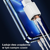USAMS fali töltő 1xUSB-C + 1xUSB T46 33W (csak fej) PD3.0 + QC3.0 Gyors töltés fekete CC152TC01 - 1. kép