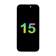 Mecanico OLED Kijelző Incell iPhone 15 fekete kerettel kijelzőmodul