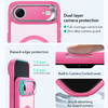 iPhone 17 Air Fasci Classic Hybrid HaloLock Kitámasztó - Frosted Pink ESR tok - 0. kép