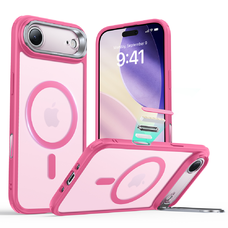 iPhone 17 Air Fasci Classic Hybrid HaloLock Kitámasztó - Frosted Pink ESR tok
