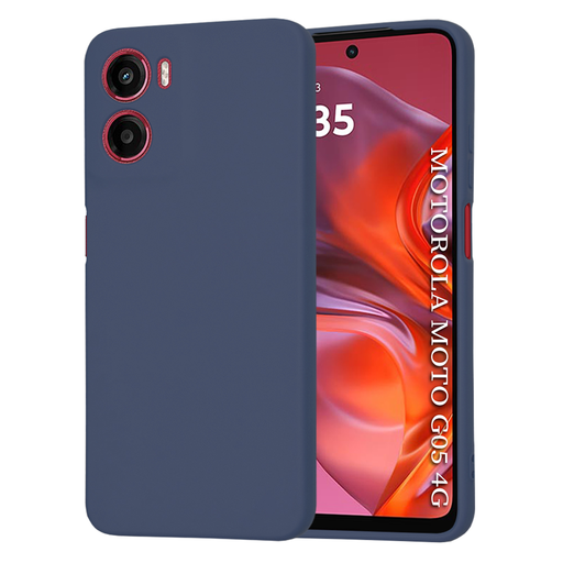 Motorola Moto G05 / E15 Navy Blue Techsuit SoftFlex tok Motorola Moto G05 / E15 Navy Blue Techsuit SoftFlex tok