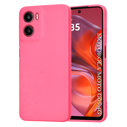 Motorola Moto G05 / E15 Hot Pink Techsuit - SoftFlex tok Motorola Moto G05 / E15 Hot Pink Techsuit - SoftFlex tok
