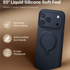 iPhone 17 Pro Torras QPRO Silicone Series - Tengerészkék tok - 1. kép