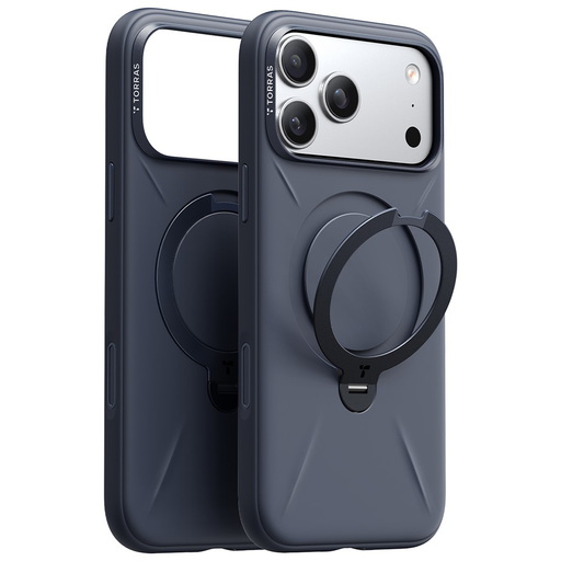iPhone 17 Pro Torras QPRO Silicone Series - Tengerészkék tok iPhone 17 Pro Torras QPRO Silicone Series - Tengerészkék tok
