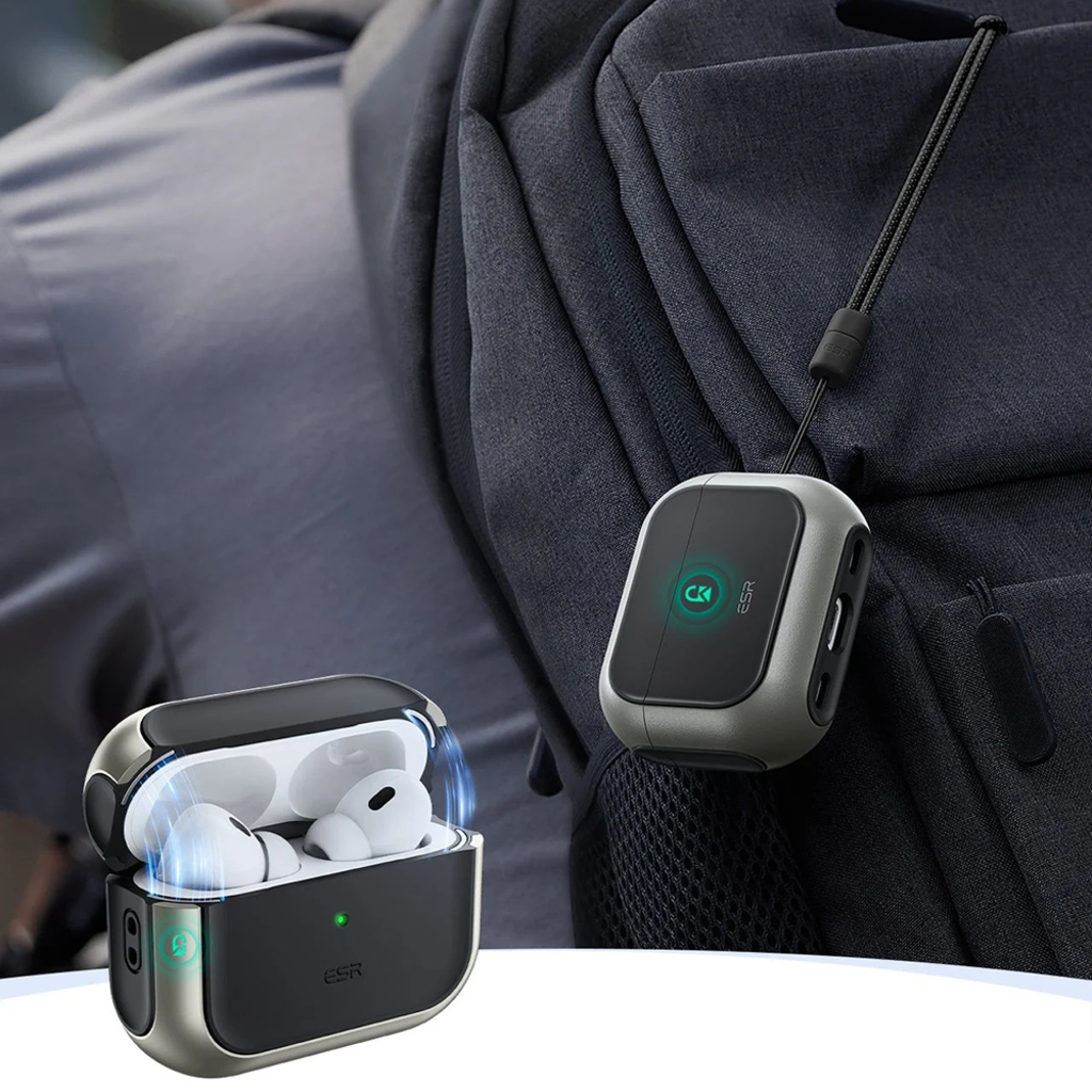 Apple AirPods Pro 3 Titán ESR Orbit Hybrid HaloLock tok - 9