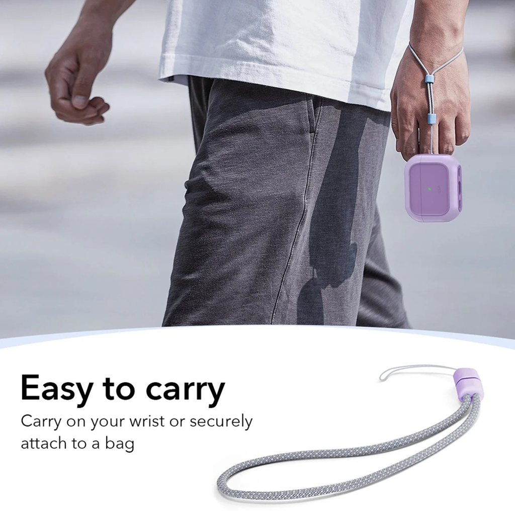 Apple AirPods Pro 3 ESR Orbit Hybrid HaloLock - Levendula tok - 8