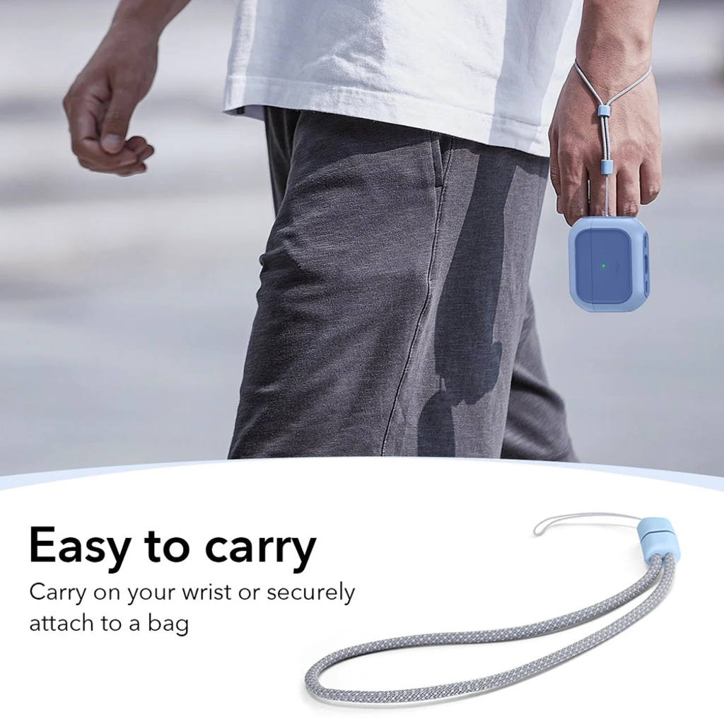 Apple AirPods Pro 3 - Powder Blue ESR - Orbit Hybrid HaloLock tok - 7