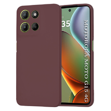 Motorola Moto G15 / G15 Power Plum Red Techsuit SoftFlex tok
