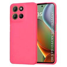 Motorola Moto G15 / G15 Power Techsuit SoftFlex Hot Pink tok