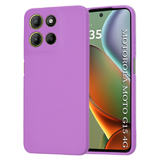 Motorola Moto G15 / G15 Power Techsuit SoftFlex - Lila tok