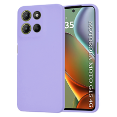 Motorola Moto G15 / G15 Power Techsuit SoftFlex Light Purple tok