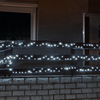 Home KKL 500C/WH LED-es fényfüzér, 35 m / 500 db hidegfehér LED, állófényű, zöld vezeték, hálózati adapter, kül- és beltéri kivitel - 1. kép