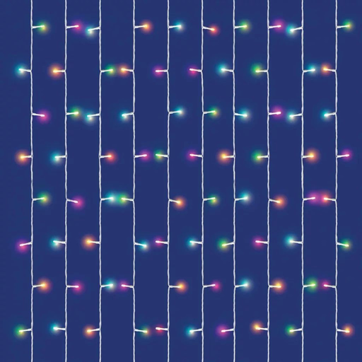 iSparkle LEDS120DV LED-es fényfüzér, 11,9 m / 120 db RGB LED, gömb, applikációval vezérelhető, smart, kül- és beltéri kivitel