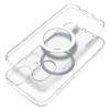 iPhone 16 átlátszó, 2 mm vastag tok MagSafe kompatibilis (kameravédelemmel) - 0. kép