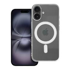 iPhone 16 átlátszó, 2 mm vastag tok MagSafe kompatibilis (kameravédelemmel)