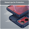 Motorola Moto G05 / E15 Kék Techsuit Carbon Silicone tok - 0. kép