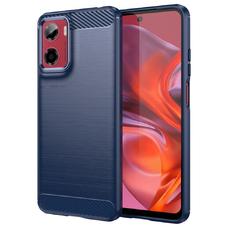 Motorola Moto G05 / E15 Kék Techsuit Carbon Silicone tok