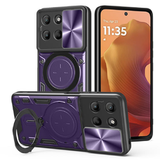 Motorola Moto G15 / G15 Power Techsuit CamGuard Pro - Lila tok