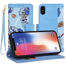 iPhone X / iPhone XS Techsuit - FlipCraft - Vibrant Blue tok