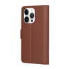 Apple iPhone 14 Pro Barna Techsuit Leather Folio tok - 3. kép