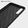 Huawei P20 Pro - Techsuit Carbon Silicone - Fekete tok - 1. kép
