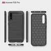 Huawei P20 Pro - Techsuit Carbon Silicone - Fekete tok - 2. kép