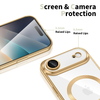 iPhone 17 Air Rózsaszín Techsuit Luxury Crystal MagSafe tok - 1. kép