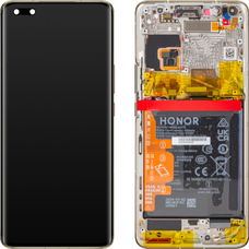 LCD kijelző modul Honor Magic4 Pro készülékhez, akkumulátorral, arany