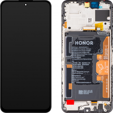 LCD Kijelzőmodul Honor 90 Smart / X7b 4G-hez, akkumulátorral, Éjfekete